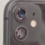 iPhoneのカメラガラス割れるとどうなる？