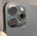 iPhoneの割れた「カメラガラス」も修理で綺麗に！