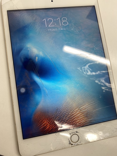 iPadmini4画面修理前