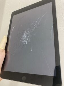 iPadのガラス割れ